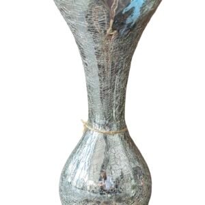 MİNTİGUR İNCE KÜP SİLVER VAZO