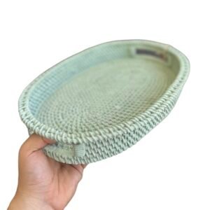 Polyester El Boyaması Tepsi