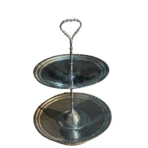 Bakır Sunumluk 2 Katlı Küçük