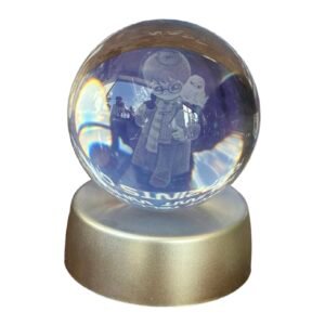 Harry Potter Desenli Renkli Işıklı Cam Küre