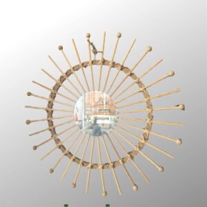 Ahşap Aynalı Duvar/Kapı Süsü