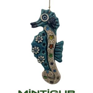 Deniz Atı Çini Duvar Süsü